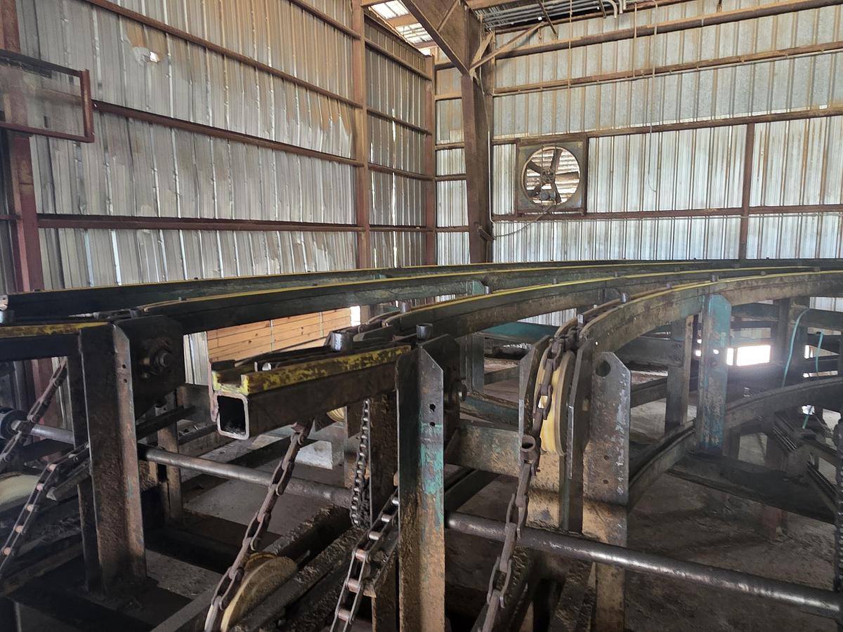 Used Curved Chain Deck - 5 strand x 90 degrees