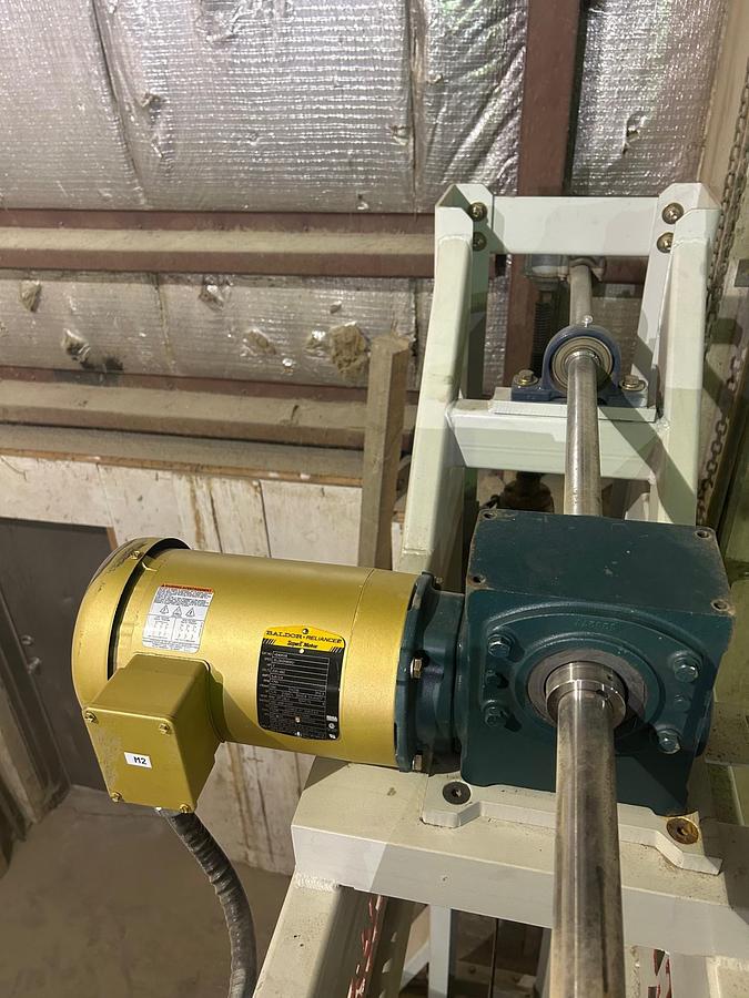 Used 2018, Akhurst Machinery Limited, it is a " New Waycon vertical travelling package saw