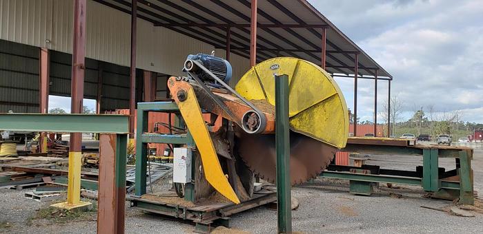 Used Advance Sawmill Machinery 84″ cutoff saw
