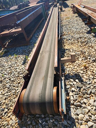 Used Flat Belt Conveyor 16" x 35' long