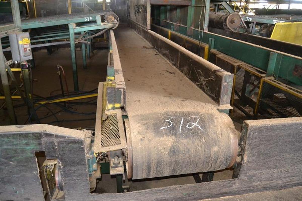 Used Flat Belt Conveyor 30" x 35'
