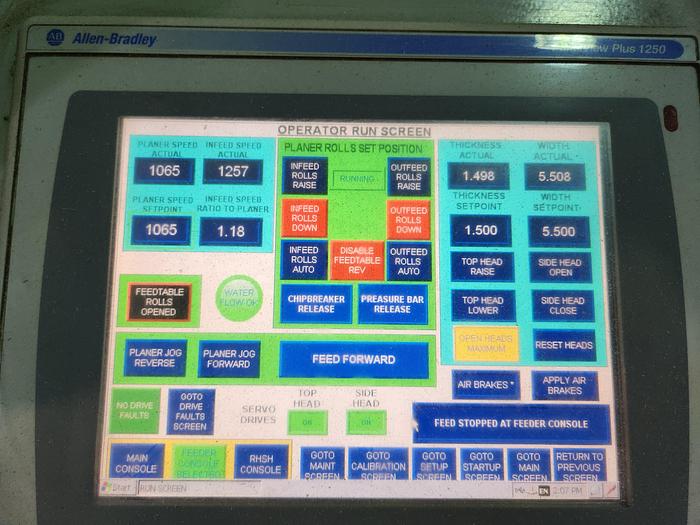 Used Newman 990 Planer and Feed table