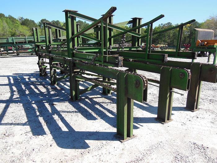 Used 46 ft x 7.5 ft wide Lumber or Package Transfer Deck