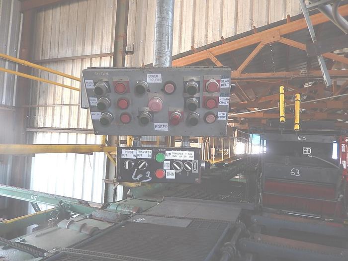 Used LIGNA 3-Saw Board Edger