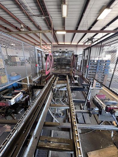 Used Viking Tandem Nailer with TC100 Electrical Upgrade | 480v | 1500 Pallets Per Day | 4 Stringer | 6 Position Turner