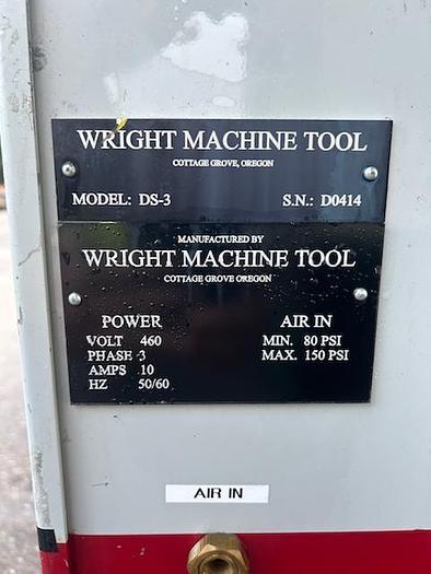 Used Wright DS-3 Automatic Dual Side Grinder