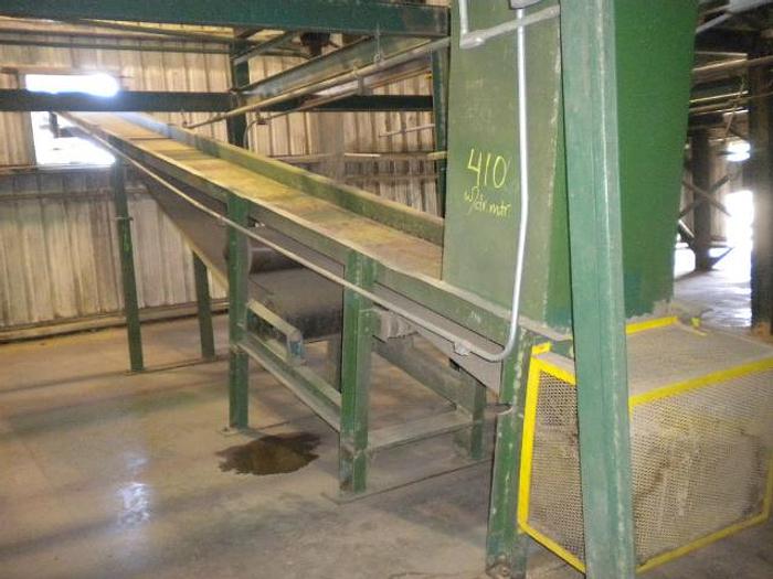 Used 38′ Flat Belt Conveyor X 24"