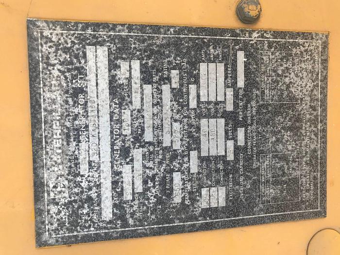 Used Cat 3412 500 KW Diesel Generator