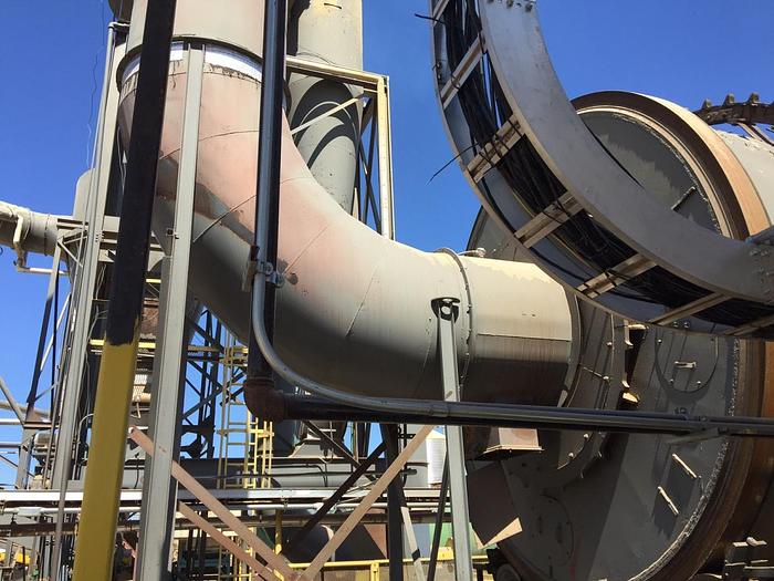 Used 12’x48′ Drum Dryer with burner