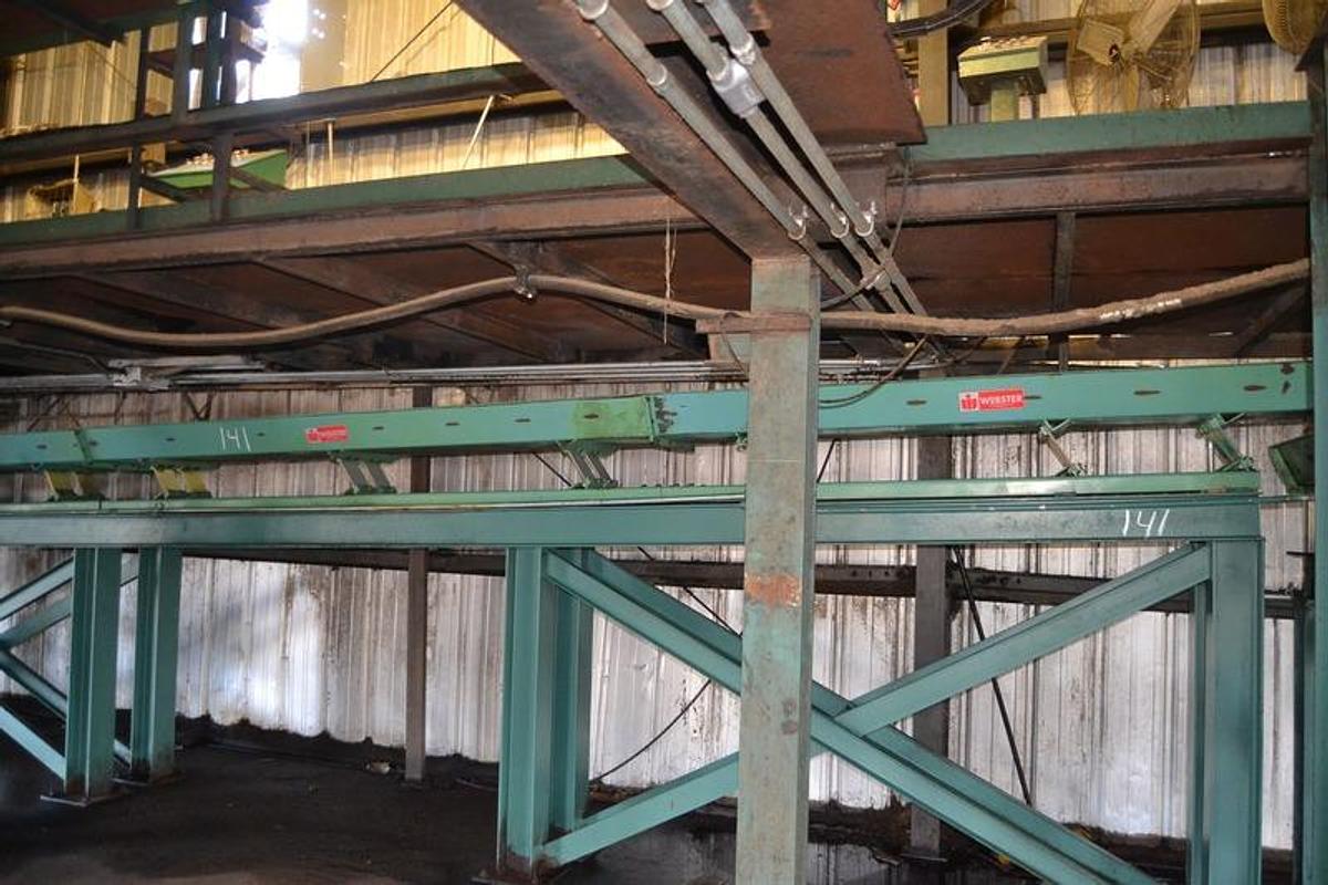 Used Webster FSM 18" x 50' Vibrating Conveyor