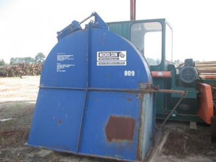 Used Nicholson 75″ SUS 8 knife Whole Log/Waste Wood Chipper
