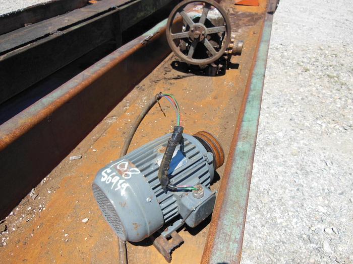 Used 88′ Flat Waste Belt Conveyor