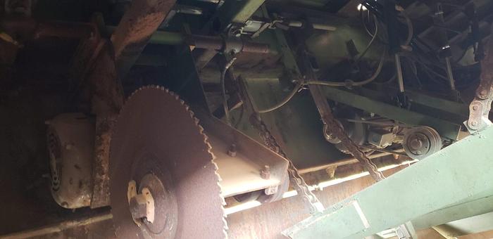 Used COOPER Dropsaw Trimmer 8″ X 24' capacity sale pending