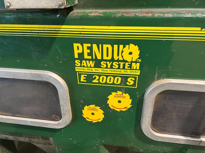 Used Pendu JR Gang Saw with Sizer