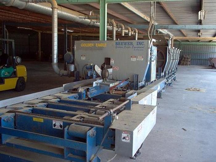 Used Brewer 6 head band with cut off saw