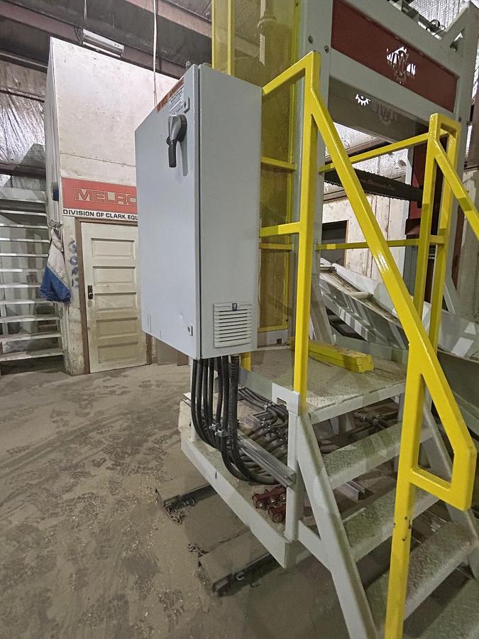 Used 2018, Akhurst Machinery Limited, it is a " New Waycon vertical travelling package saw