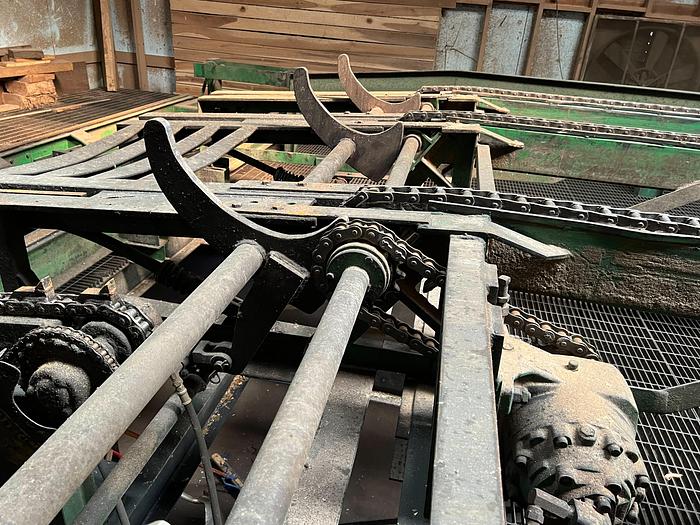 Used Log Deck with Stop and Loader,4 Strand , 11ft wide X 23 Ft Long 