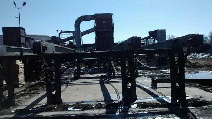 Used Log Cut-up Line