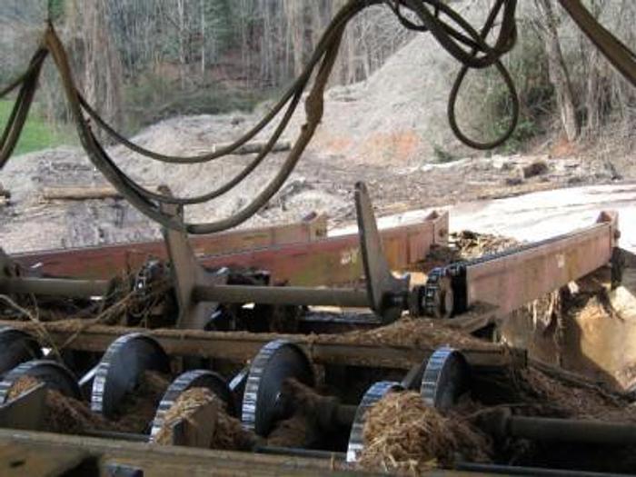 Used MELLOTT 48″ Rosserhead Debarker