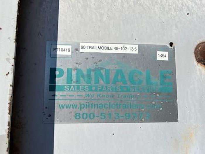 Used 1990 Trail Mobile Walking Floor Trailer 48 FT 