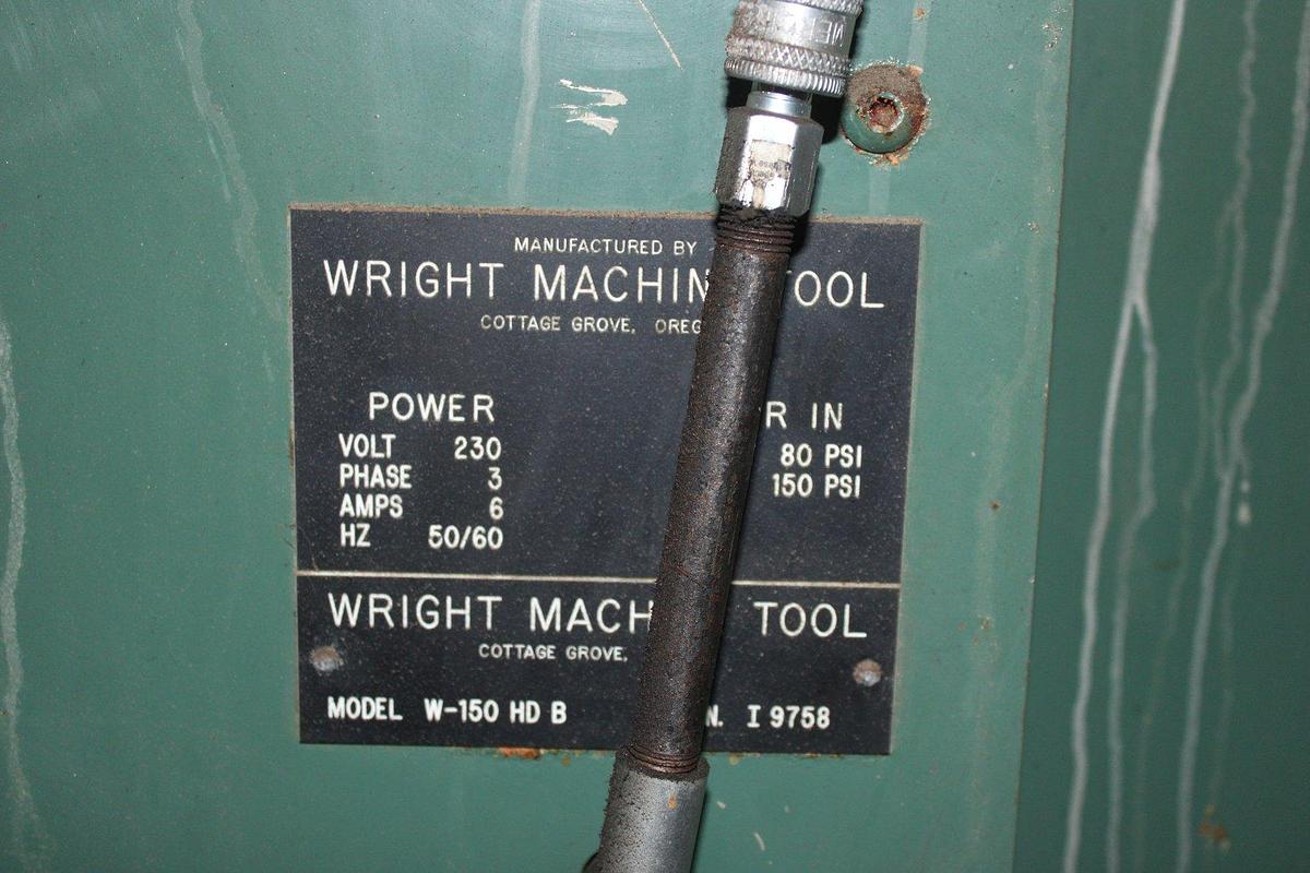 Used WRIGHT 150 HD Face & Top Grinder