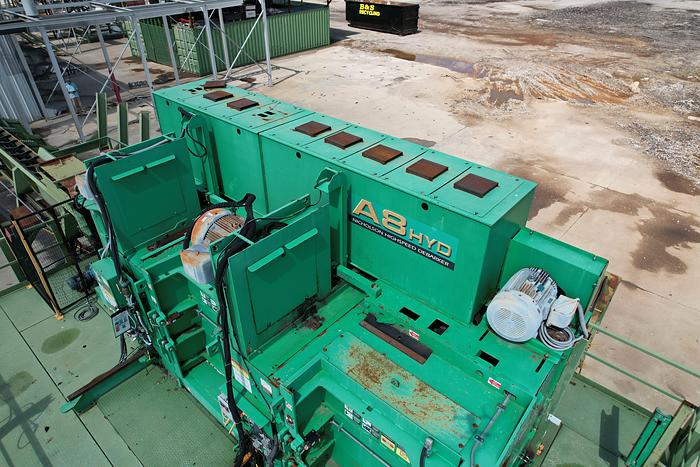 Used 2018 Nicholson 22"A8 Dual Ring (Tandem)Debarker