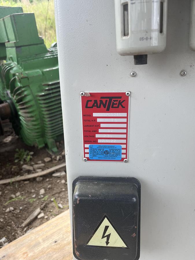 Used CANTEK UpCut Saw 15 HP