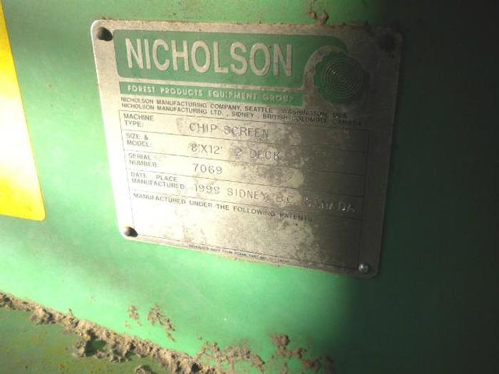 Used NICHOLSON 8 X 12 High Volume Screen