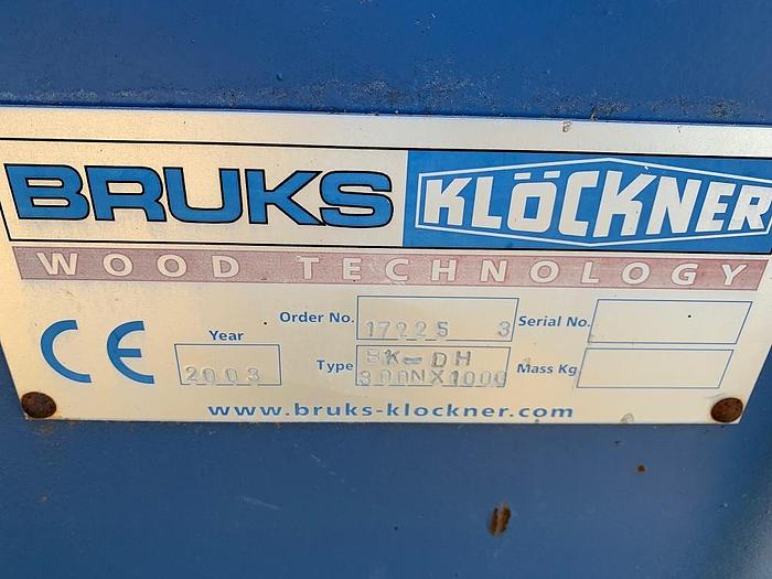 Used Bruks Horizontal Chipper