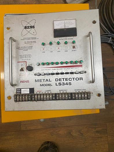 Used RENS Whole Log Metal Detector