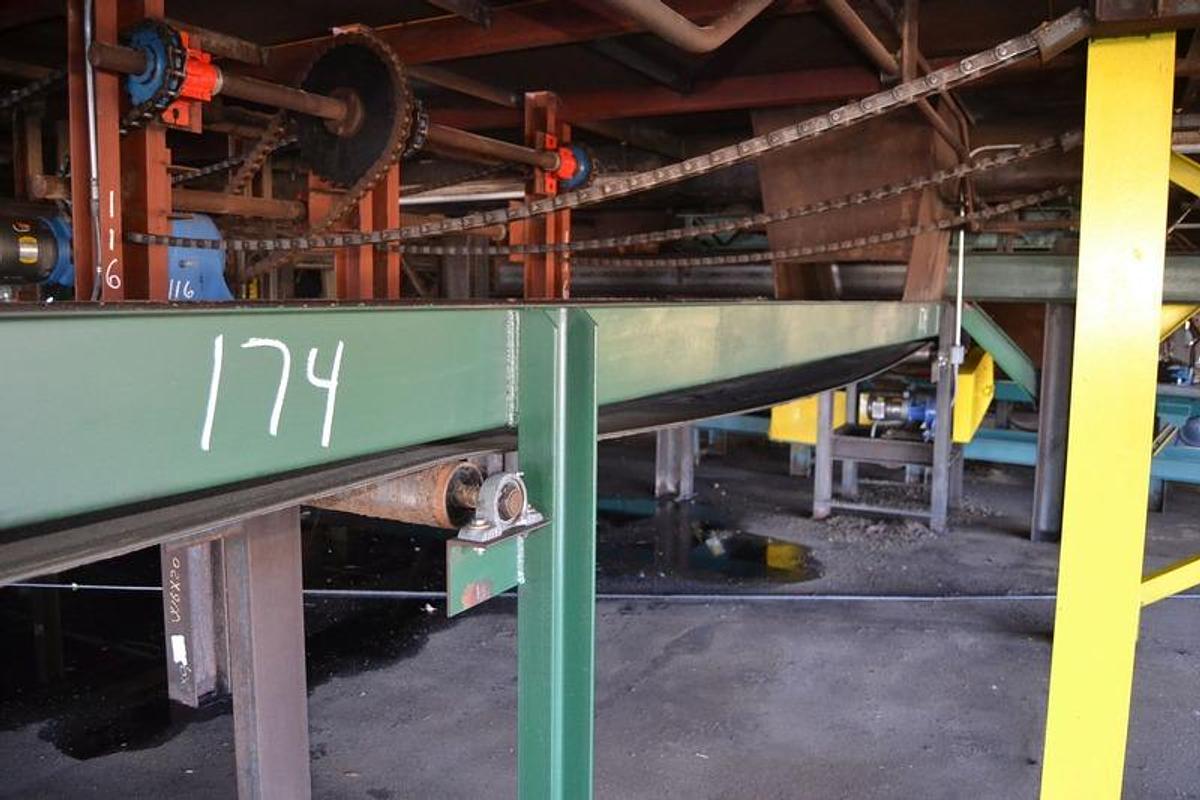 Used Waste Belt Conveyor 24" x 45'