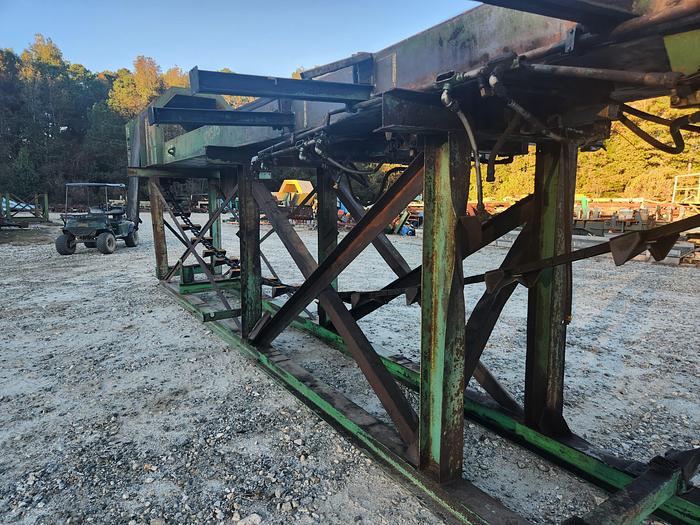 Used 30' Endwise Log Trough with kicker