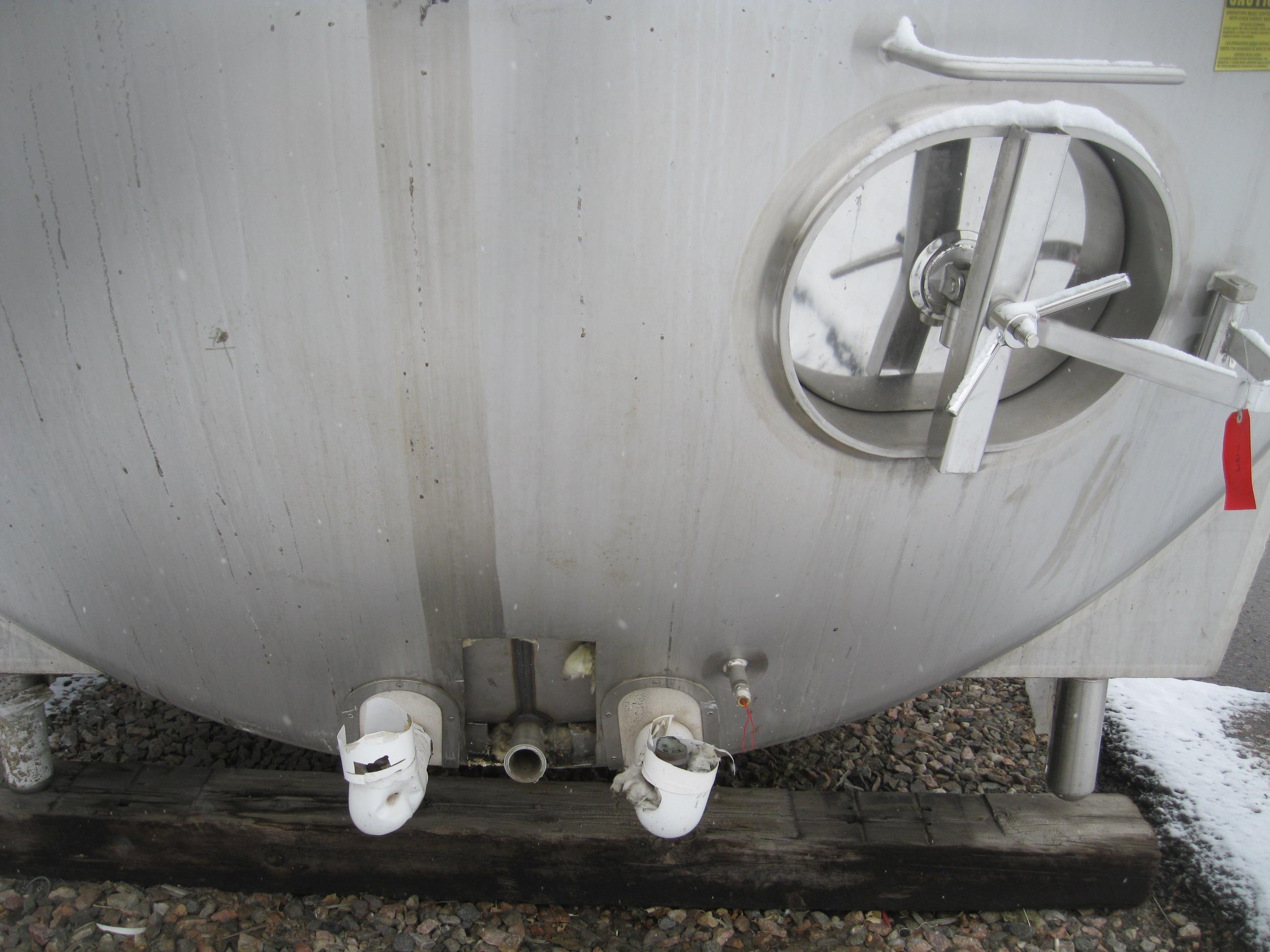 Usado 10,000 GAL, JACKETED STORAGE TANK