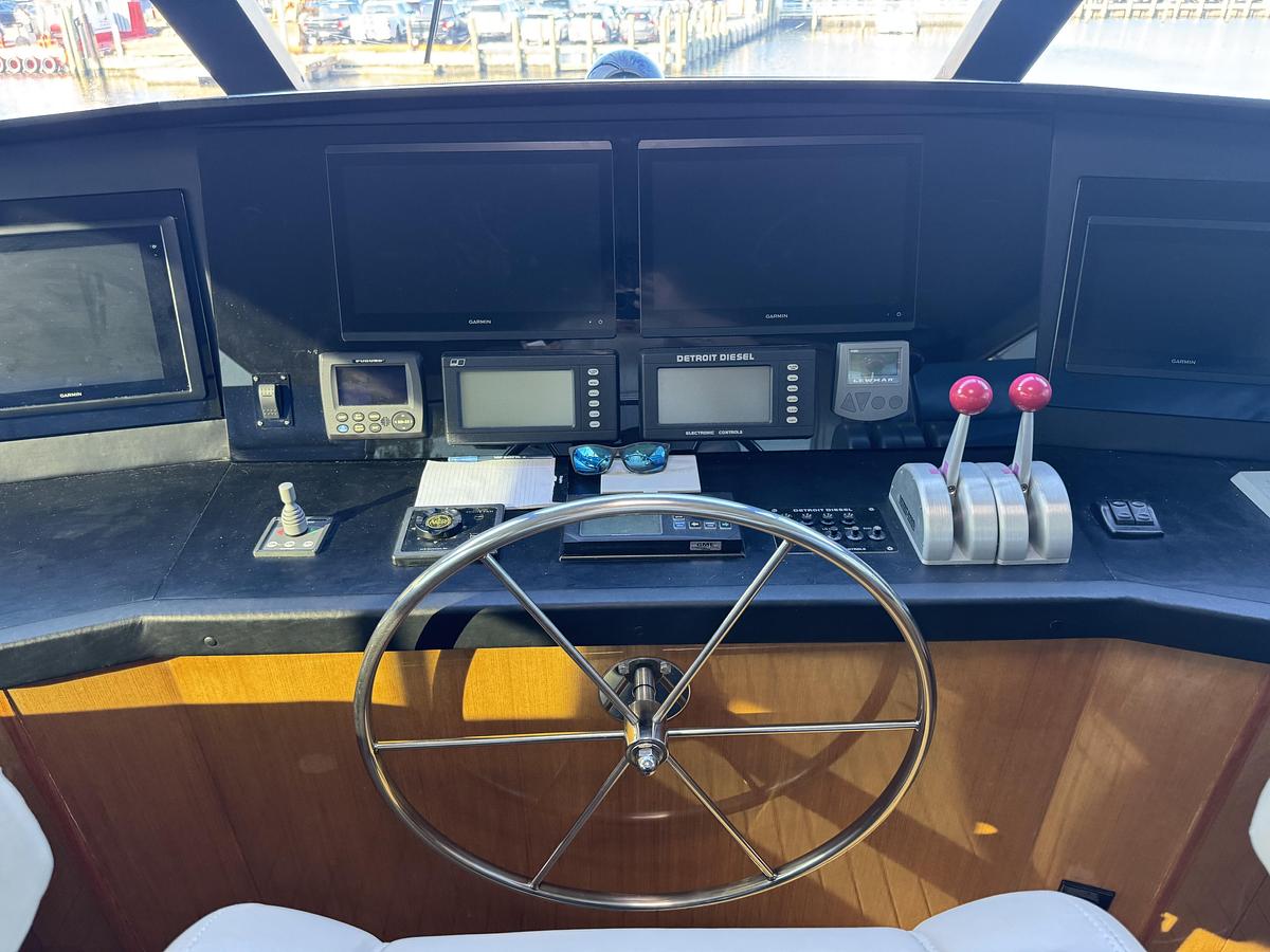 Used 2002 Viking 61 Enclosed Bridge