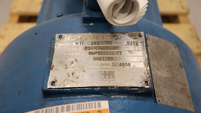 Refurbished Rotojet R-11 2x2 Pump #44628
