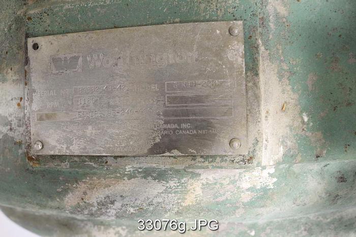 Used Worthington 6FRBH-223 Pump, 6x10x18 #33076