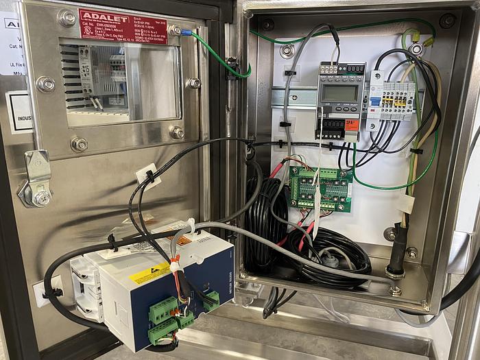 Used T&C  100 Liter Stainless Steel 45 PSI Jacketed Reactor w/ Agitator & Load Cells