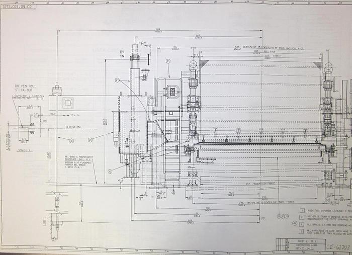 Used Beloit BELBOND Bel-Bond Top Wire Former. New 1997. 159" Wire Width, 162" Roll Face, 178" Bearing Centerline. #26870