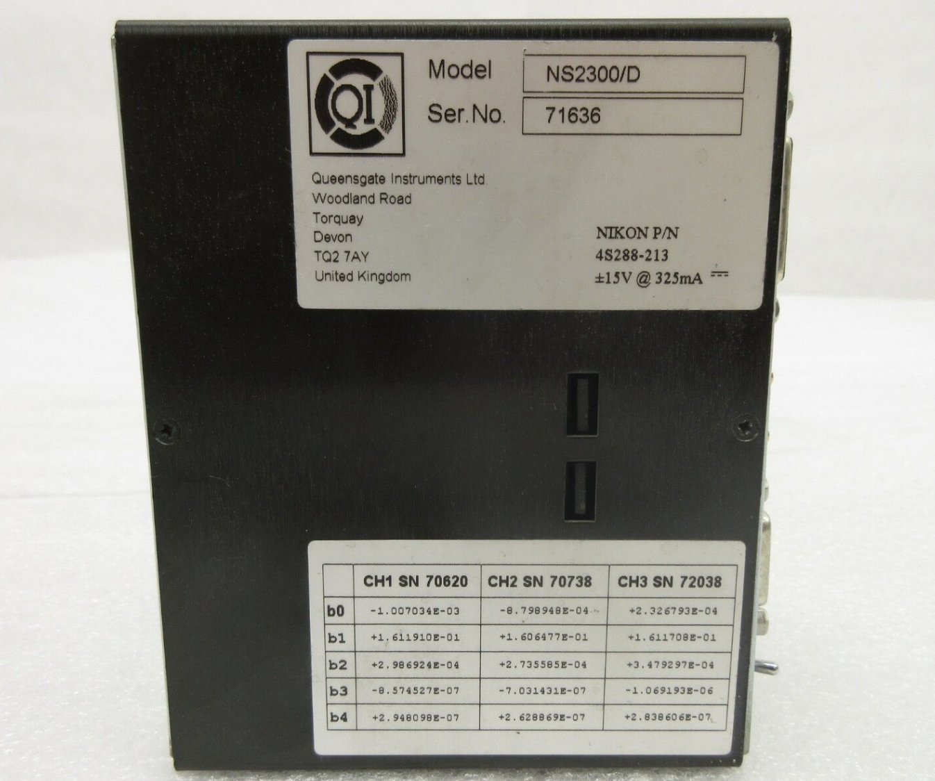 Used Queensgate NS2300/D Position Sensor Unit Nikon 4S288-213 NSR-S205C Working Spare