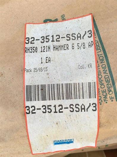 0 Sandvik 32-3512-SSA/39S DTH Hammer - Sold