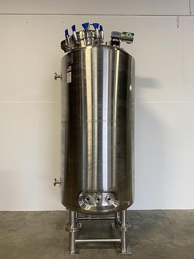 Used Holloway  2000 Liter Stainless Steel 100 PSI Jacketed Process Vessel w/ Agitator