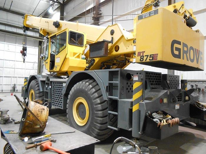 Used USED 2006 GROVE RT875E 75 TON 4X4X4 ROUGH TERRAIN CRANE-5334
