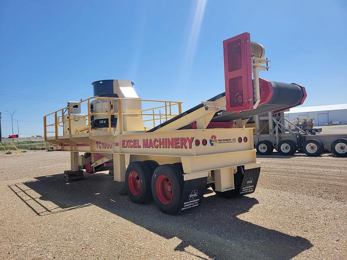 Used Excel Built Cedarapids TC1000 Portable Cone Crusher