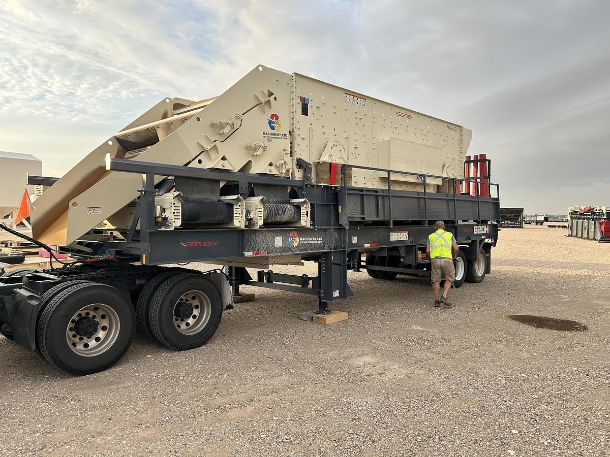 Used New Terex Cedarapids 8 x 20′ Triple Deck Horizontal Portable Screening Plant