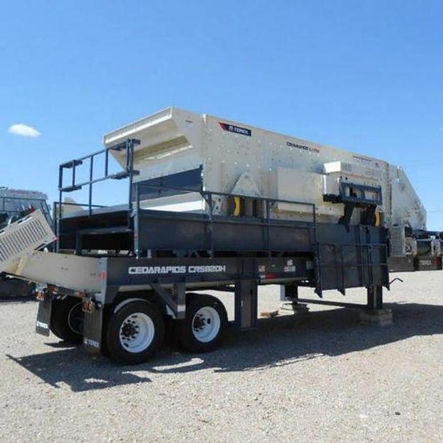New Terex Cedarapids 6′ x 20′ Triple Deck Horizontal Portable Screening Plant