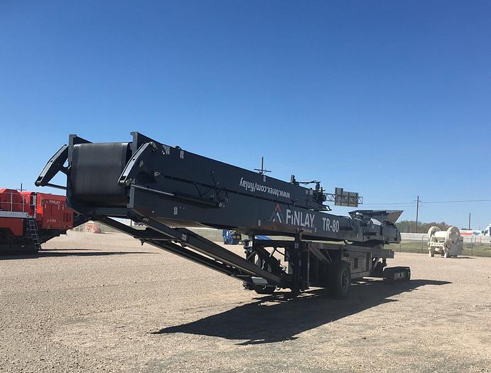 Used USED TEREX FINLAY 42" X 80' SELF CONTAINED TRACK CONVEYOR