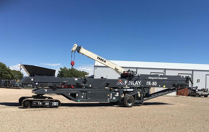 Used USED TEREX FINLAY 42" X 80' SELF CONTAINED TRACK CONVEYOR