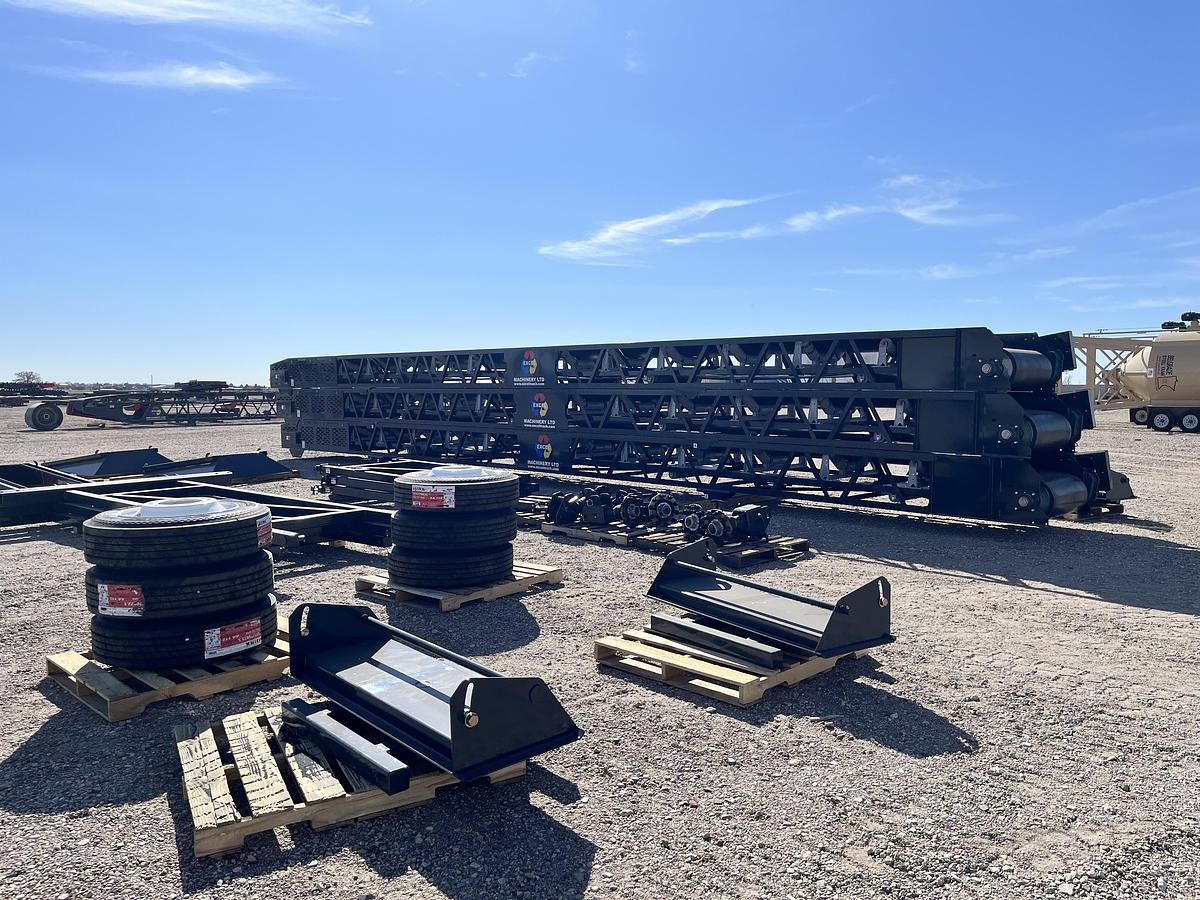 36X50 Lattic Stackable Radial Conveyor