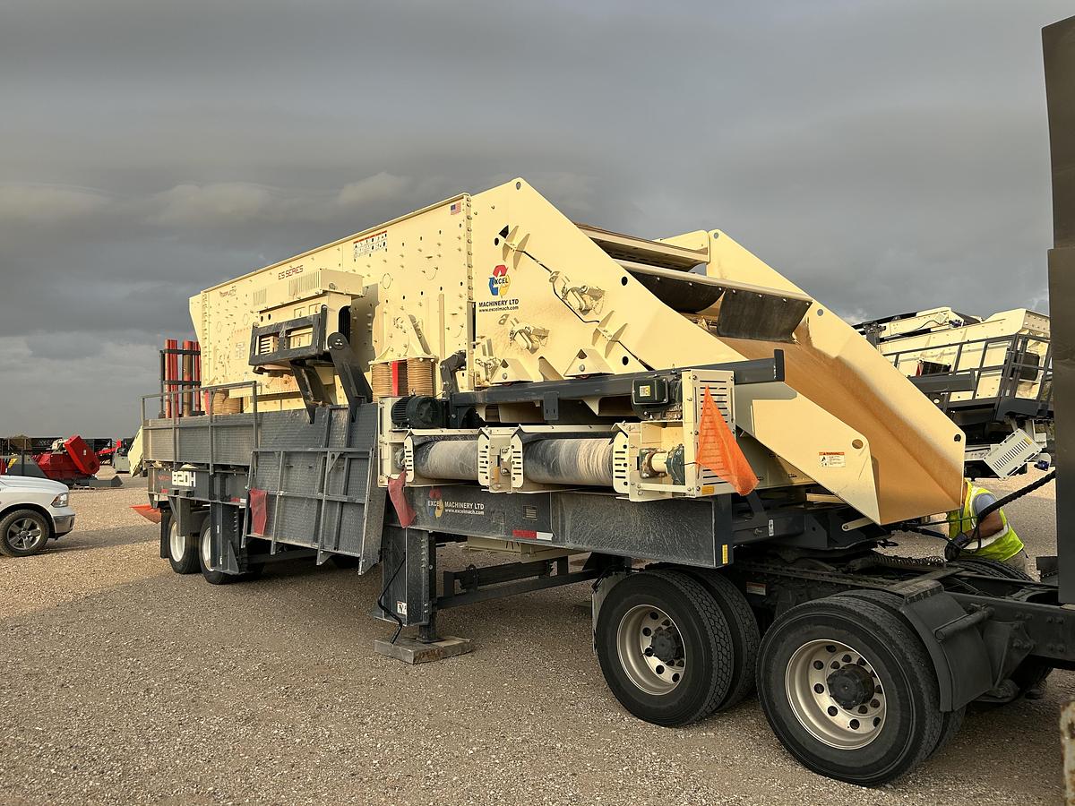 Used New Terex Cedarapids 8 x 20′ Triple Deck Horizontal Portable Screening Plant
