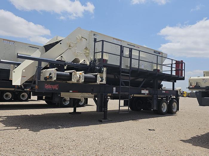 New Terex Cedarapids 6′ x 20′ Triple Deck Horizontal Portable Screening Plant